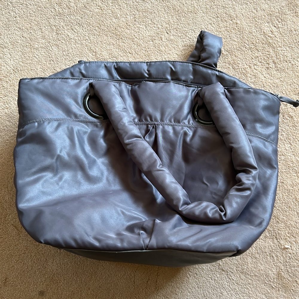 Bath & Body Works fluffy bag/tote Gray